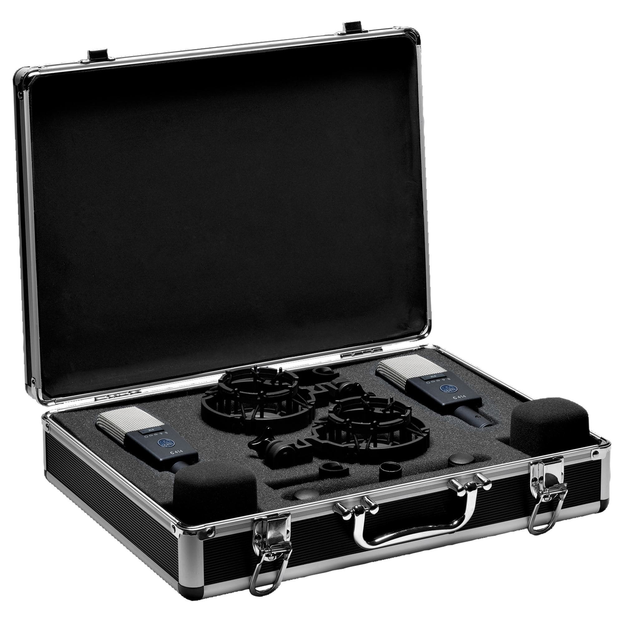 AKG C414XLS Multi Pattern Large Diaphragm Condenser Mic Stereo Pair