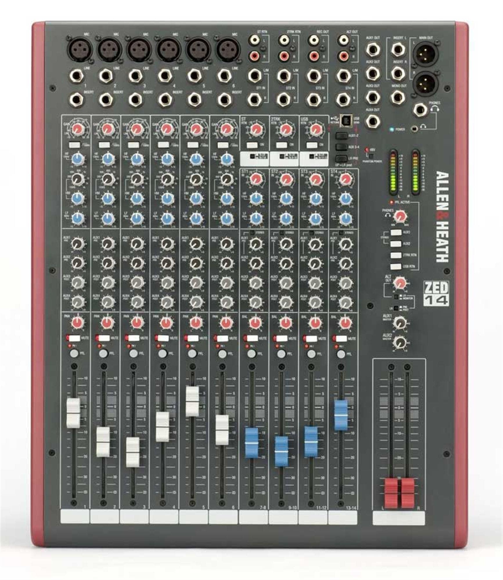 Allen & Heath ZED14 14 Channel Multipurpose Mixer With USB