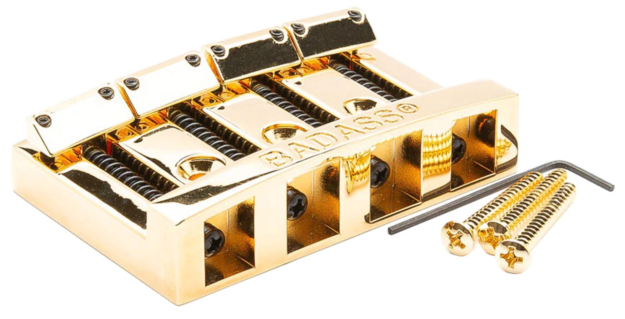 Leo Quan Badass I 4 String Bass Bridge Gold
