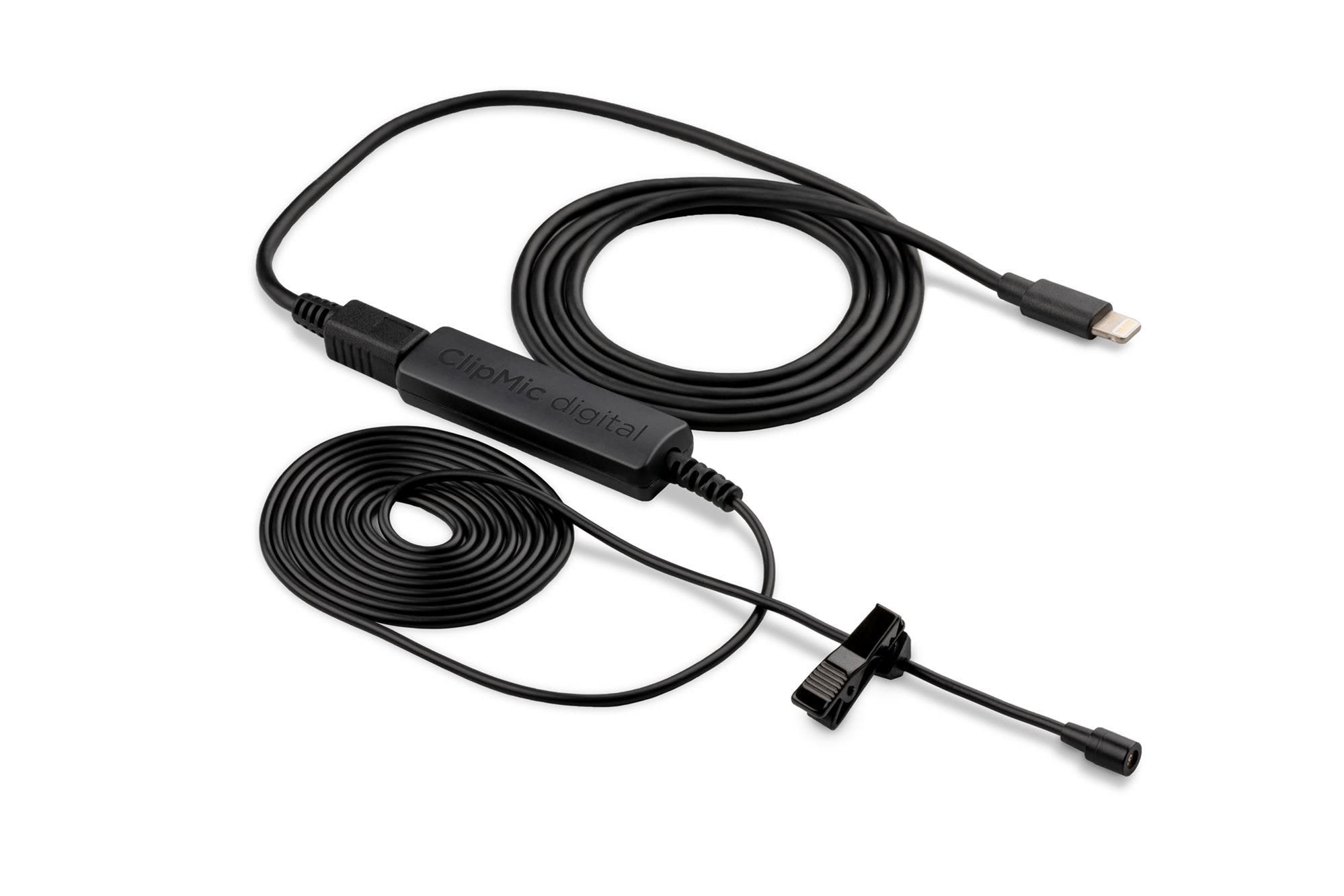 Apogee ClipMic Digital 2 Lavalier Microphone for MacOS iOS and Windows