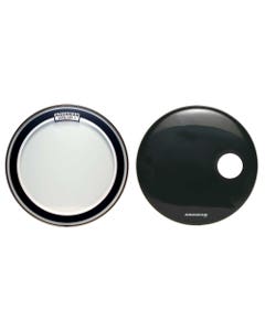 Aqaurian Super Kick2 Clear 22" with RSM 22" Bass Head Package