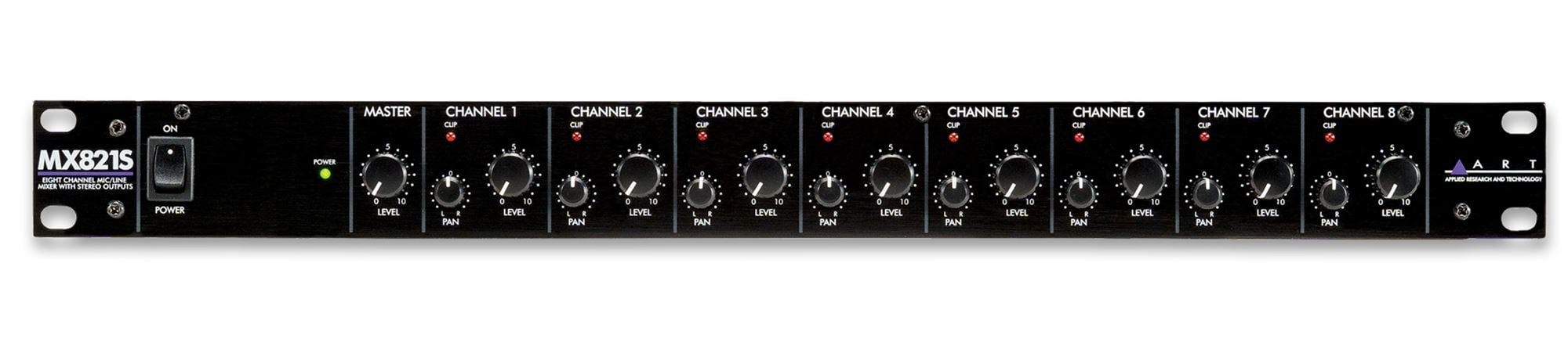 ART MX821S Eight Channel Mic/Line Mixer | American Musical Supply