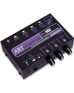 ART ProMIX Three Channel Microphone Mono Mixer