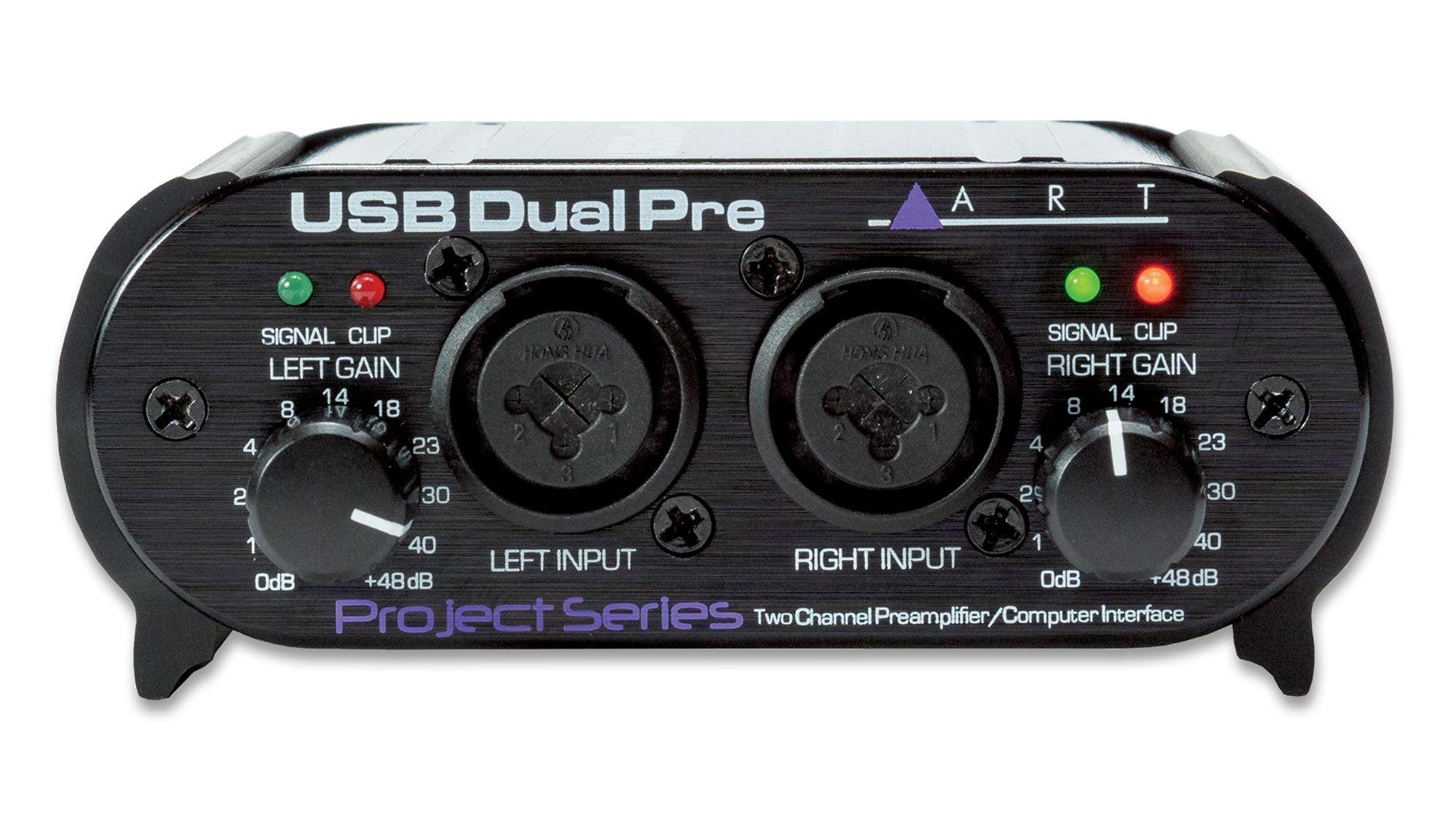 ART USB Dual Pre Two Channel Microphone Preamp with USB Interface