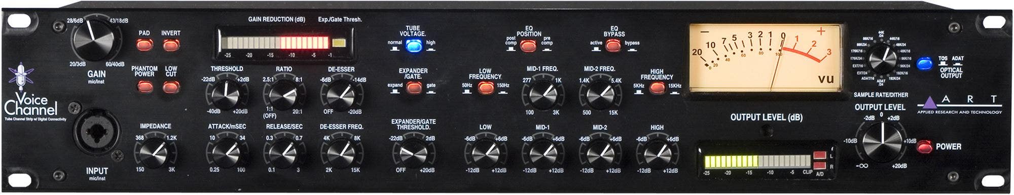 ART VoiceChannel Tube Channel Strip With Digital Outs