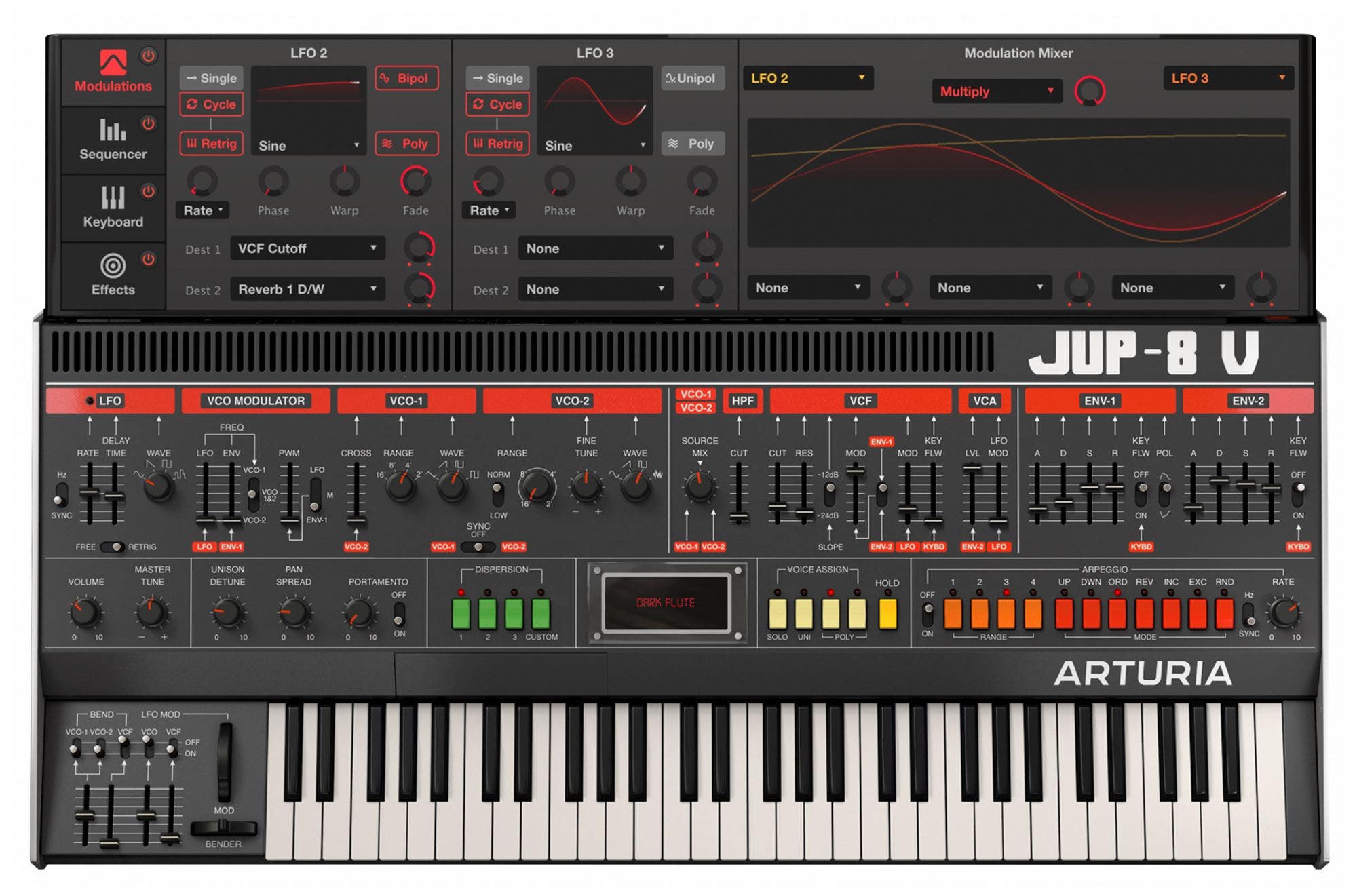 Arturia Jup-8 V4 Software Instrument Plugin - Download