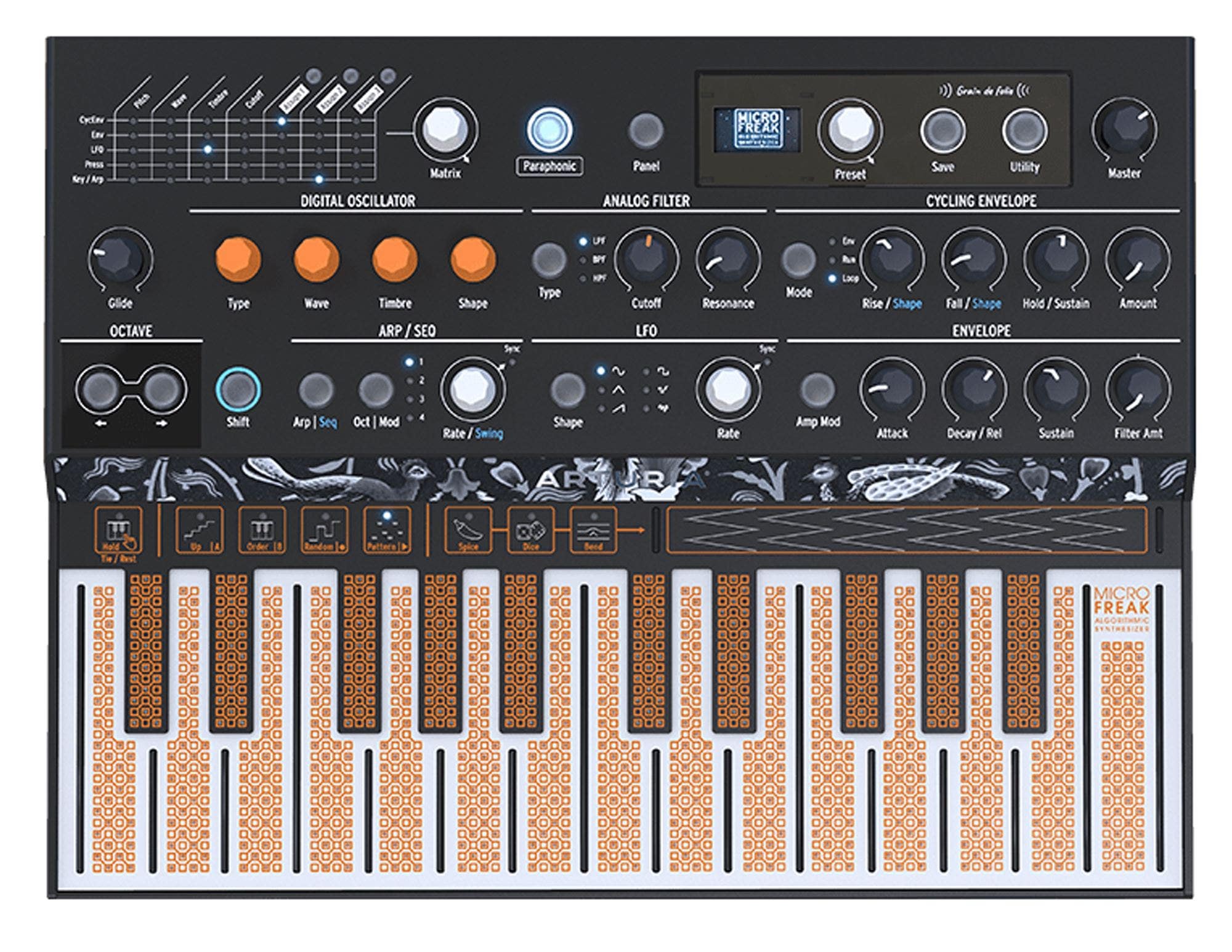 Arturia MicroFreak Keyboard Hybrid Synth