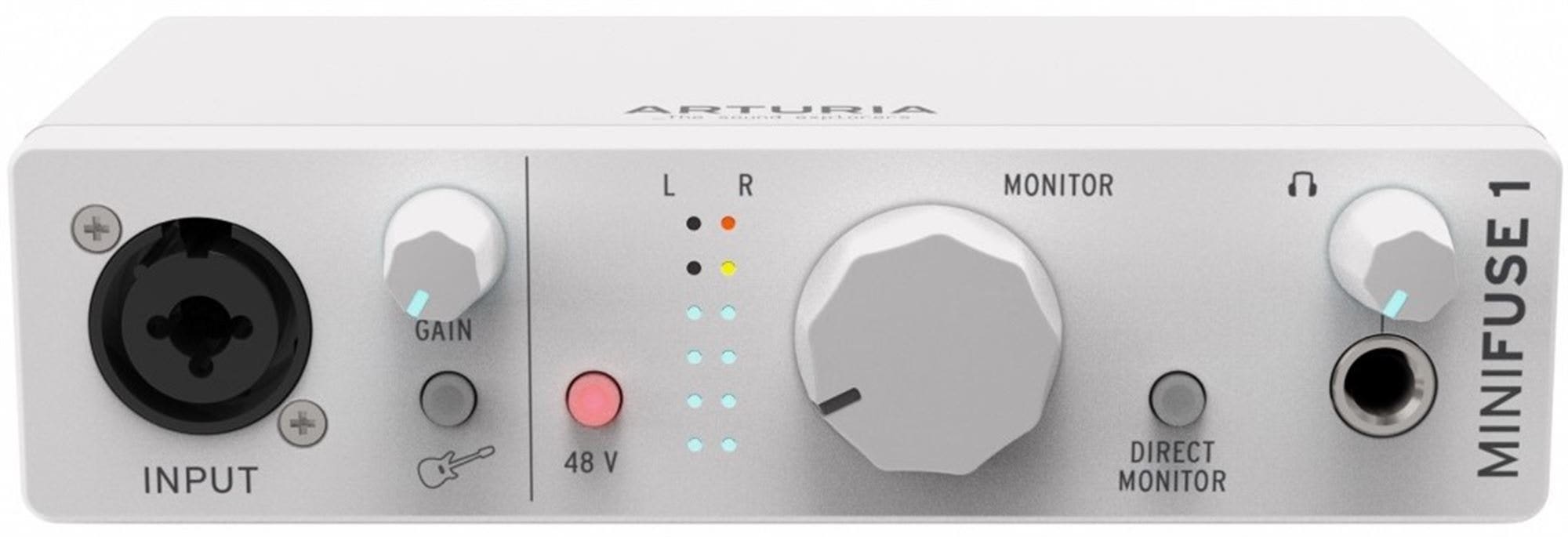 Arturia Minifuse 1 USB Audio Interface in White