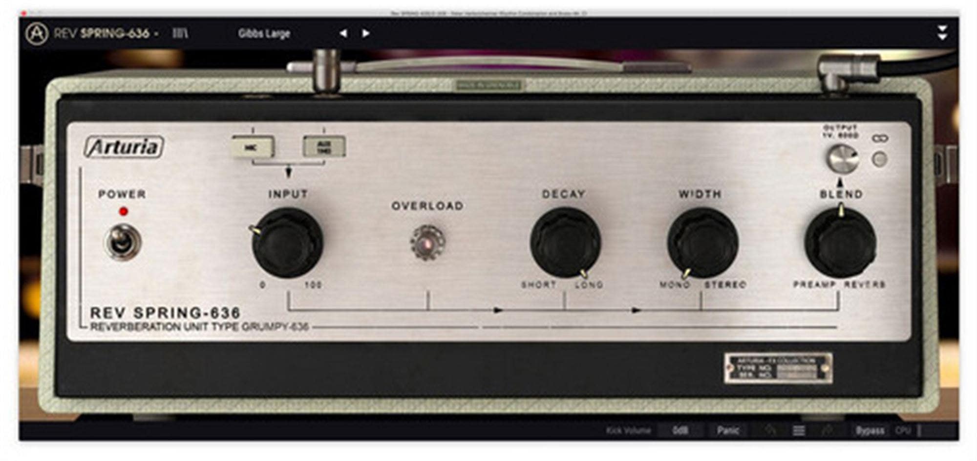 Arturia Rev SPRING-636 Effect Plugin - Download