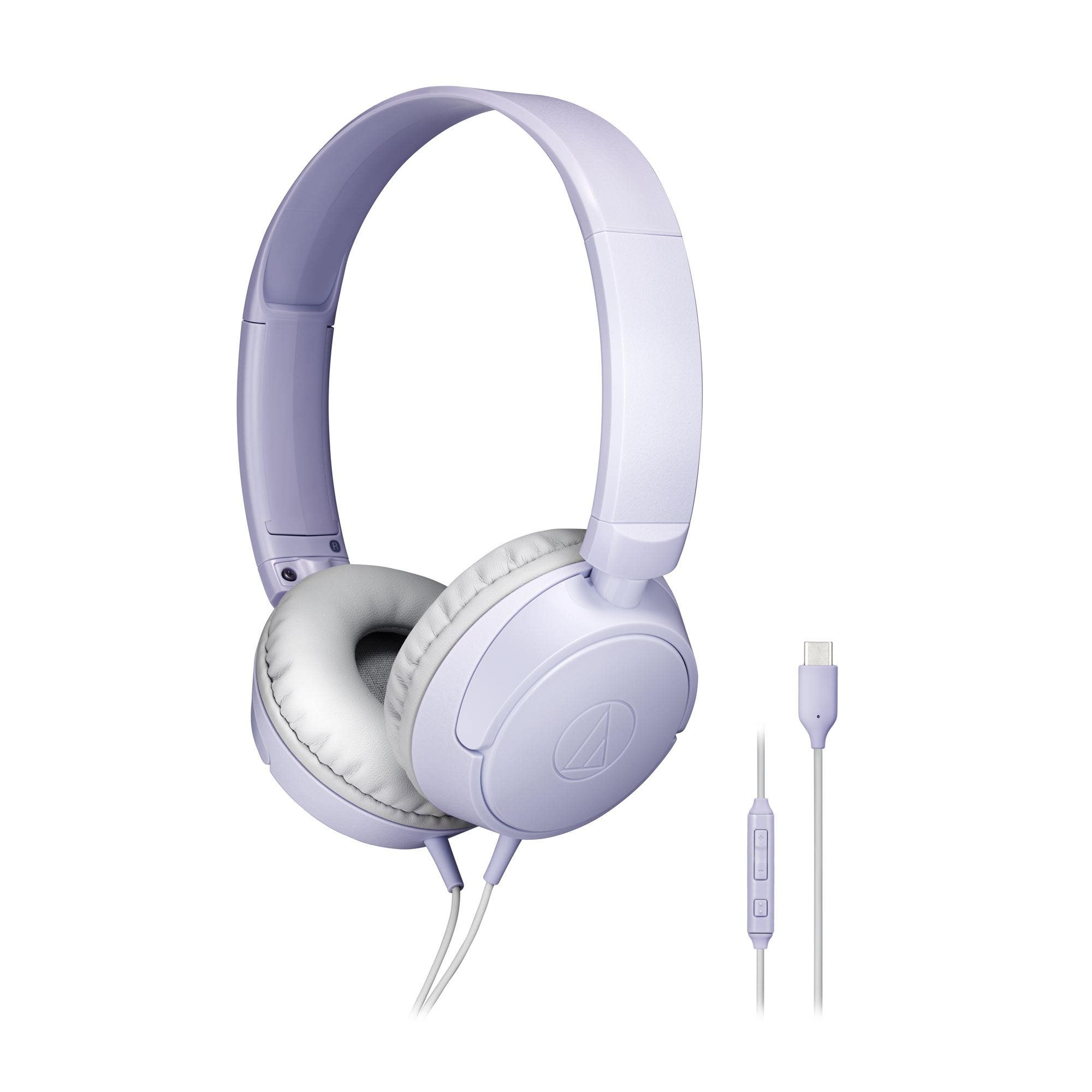 Audio Technica ATH-S120C-LV USB-C Headphone Violet