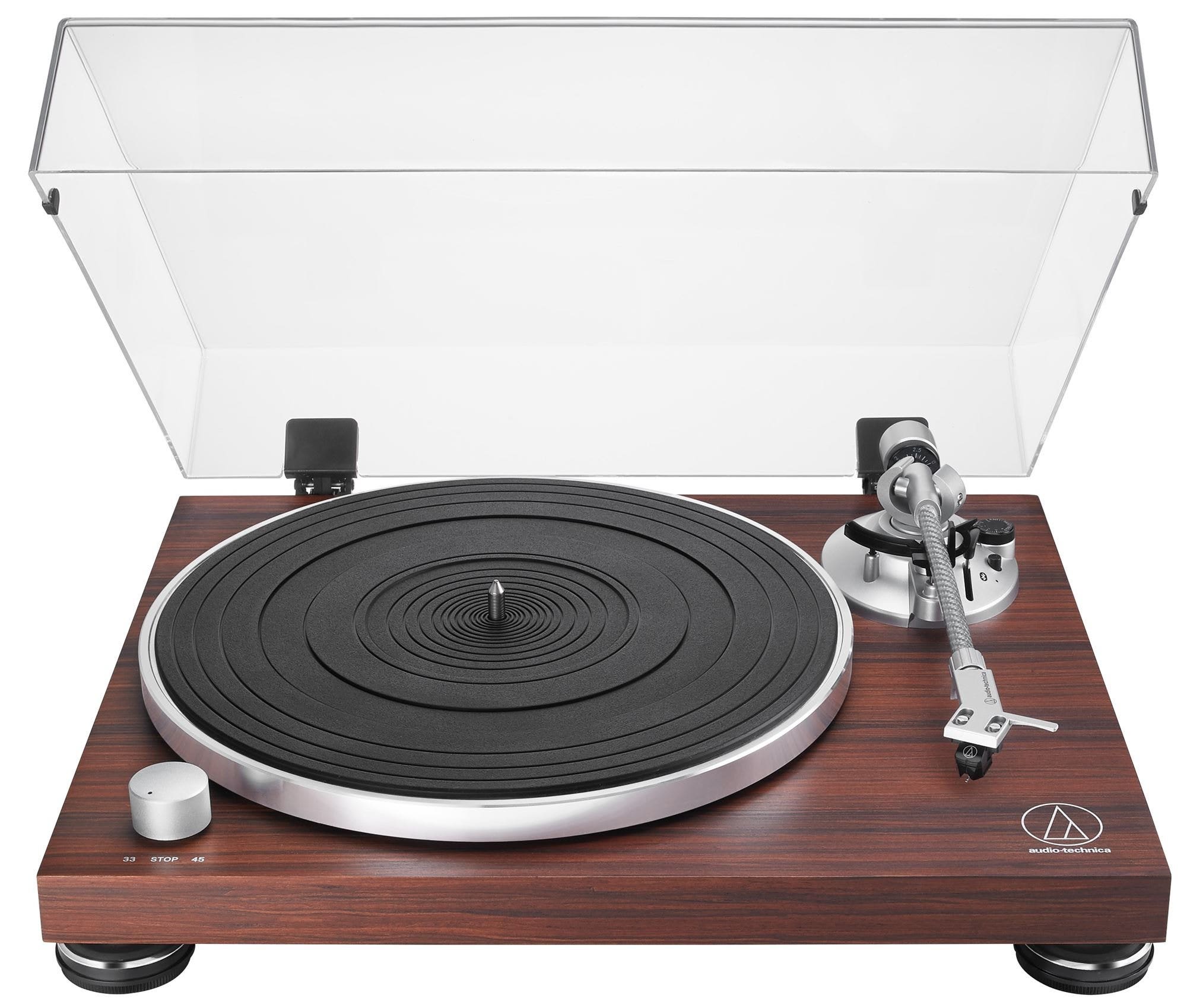 Audio Technica AT-LPW50BT-RW Manual Belt Drive Turntable Rosewood