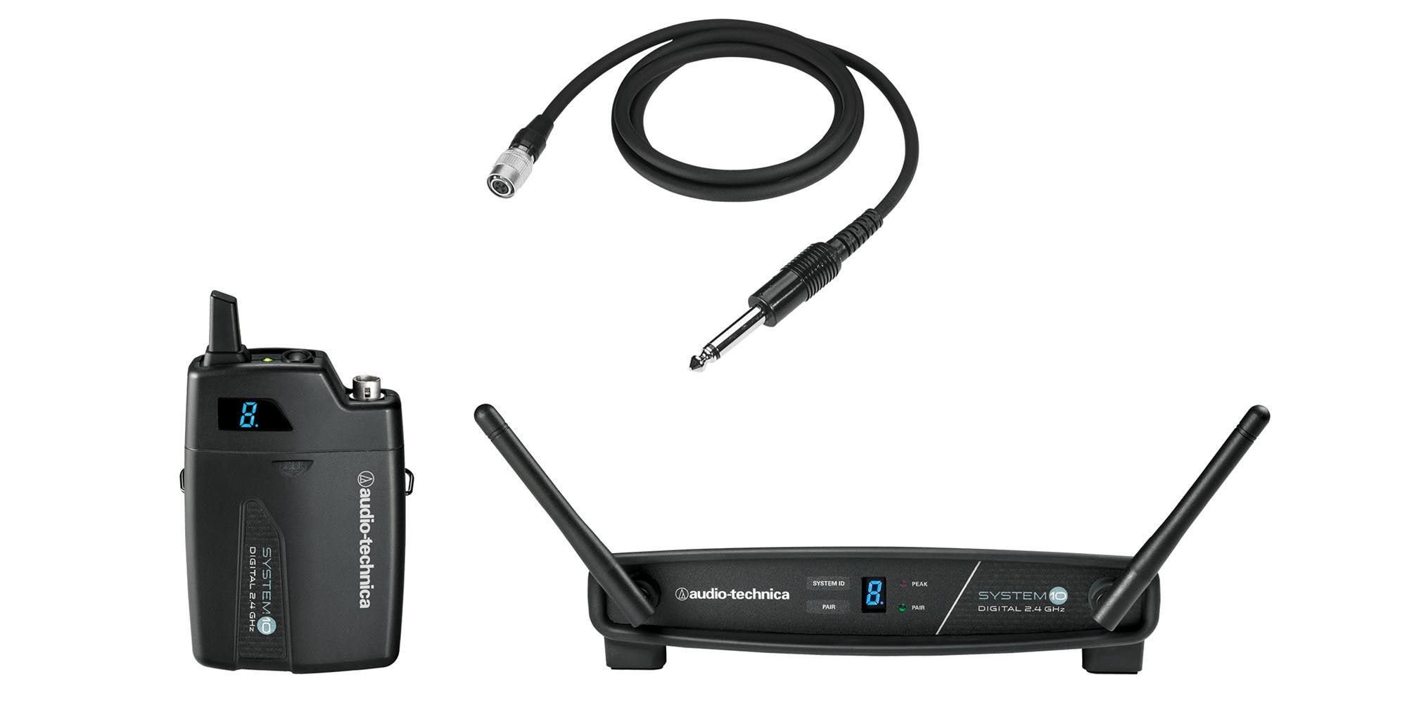 Audio-Technica ATW1101G System10 UniPak Guitar Digital Wireless