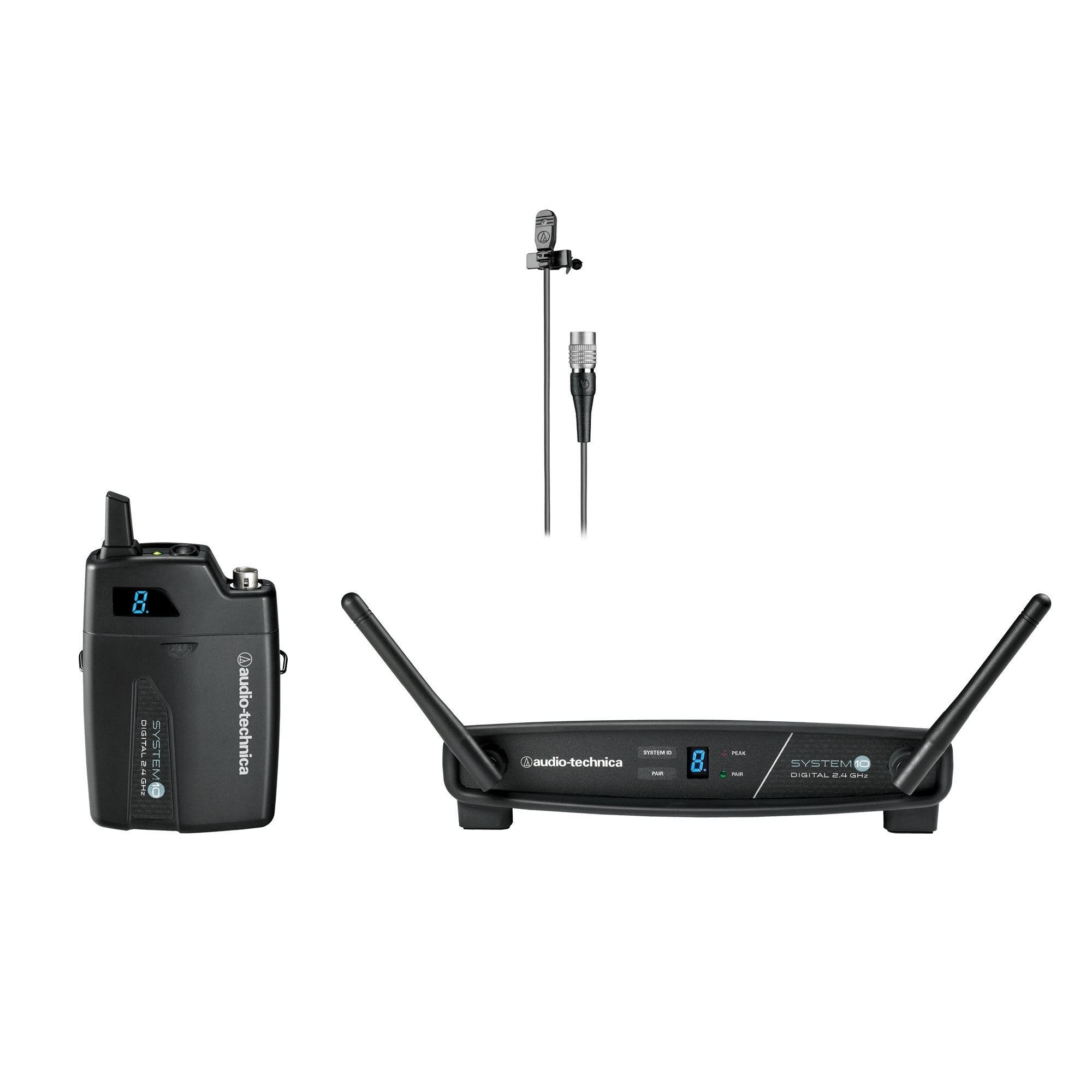 Audio-Technica ATW1101L System10 MT830cW Lavalier Digital Wireless