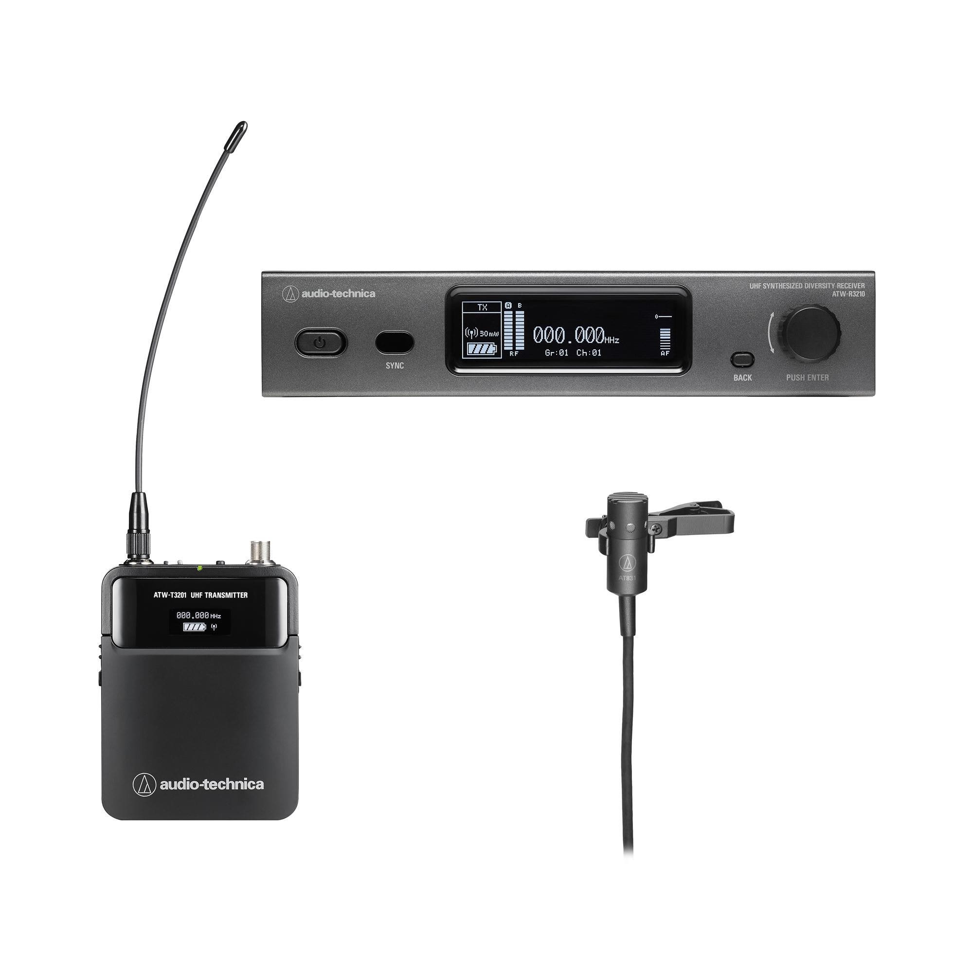 Audio Technica ATW-3211/831 Lavalier Wireless Mic System