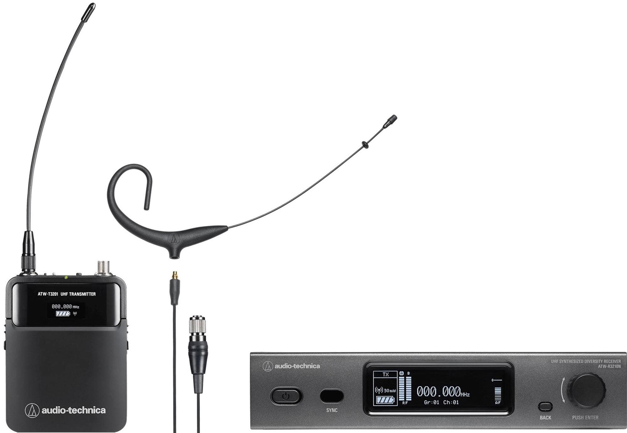 Audio-Technica ATW-3211N892X Wireless Headworn System Network Enabled
