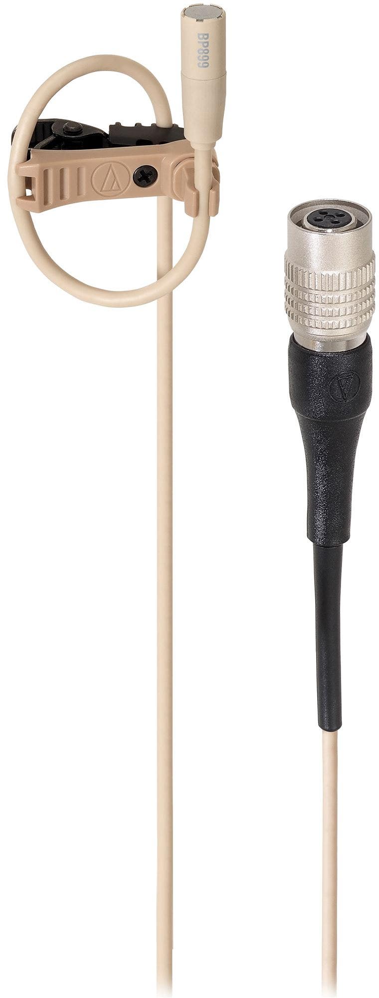 Audio Technica BP899cW Omni Condenser Lavalier Microphone