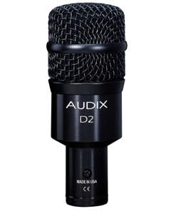 Audix D2 Dynamic Hypercardioid Drum And Instrument Microphone