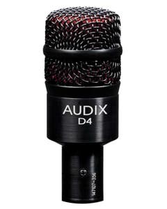 Audix D4 Hypercardioid Dynamic Drum and Instrument Microphone