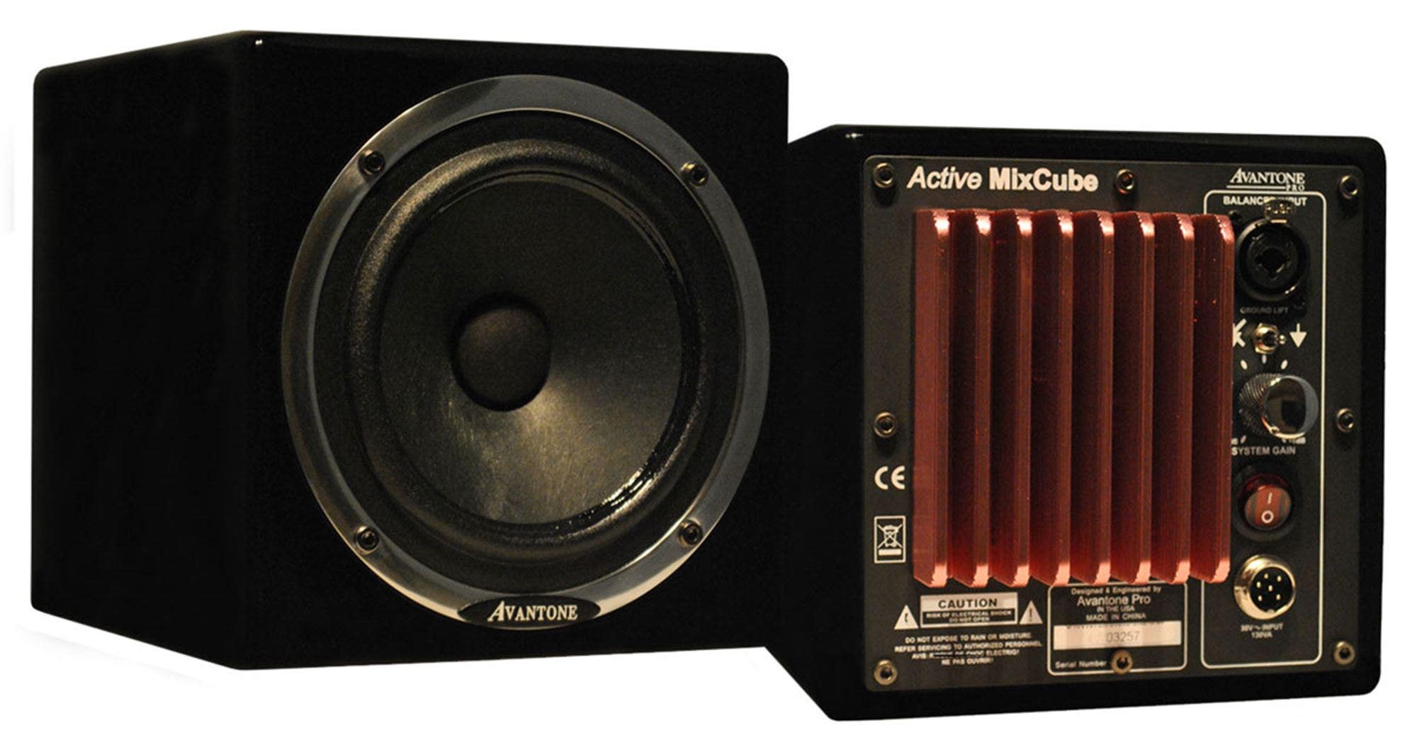 Avantone Pro Active MixCube Full Range Reference Monitors Black Pair