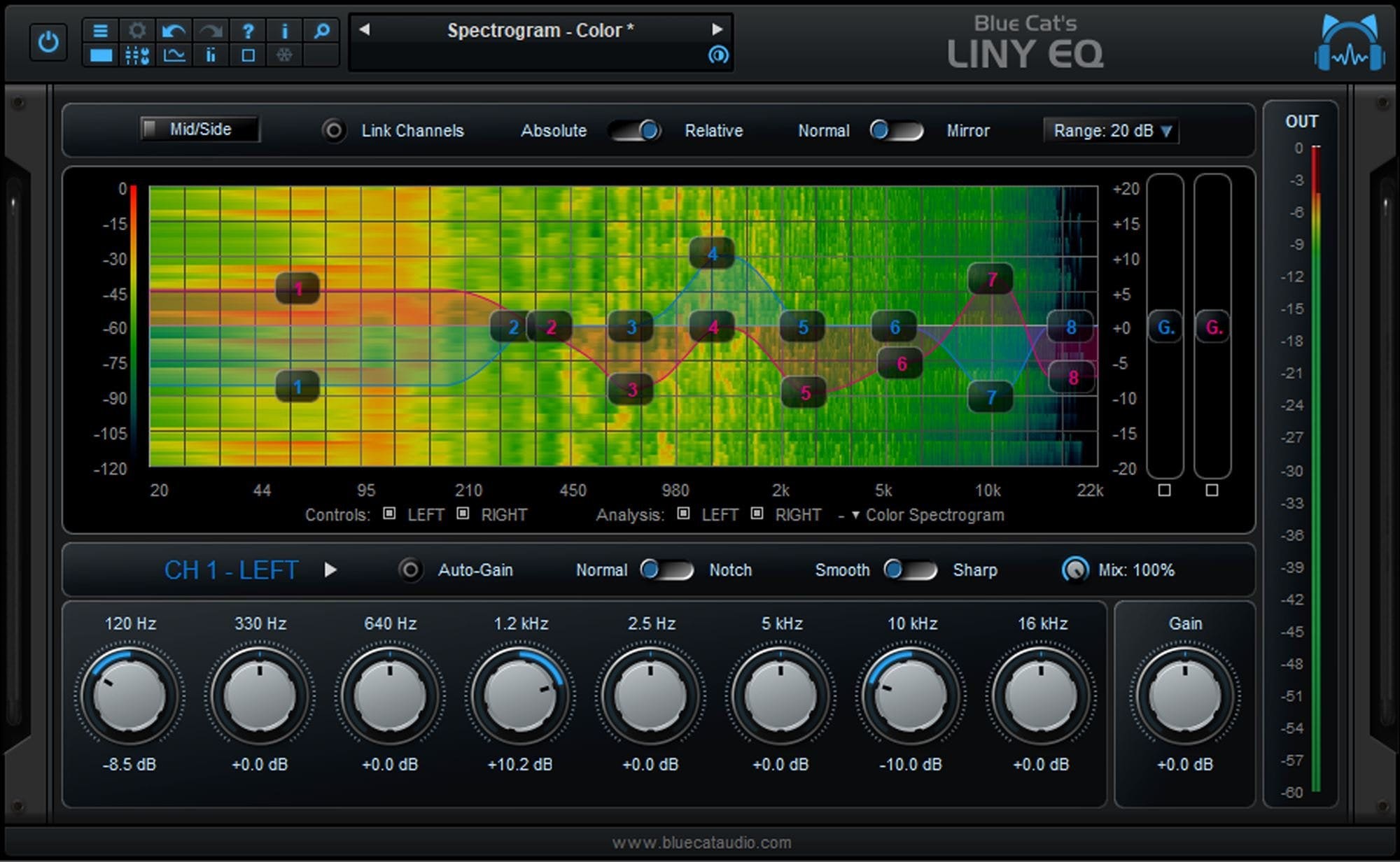 Blue Cat Audio Liny EQ Audio Plugin Download