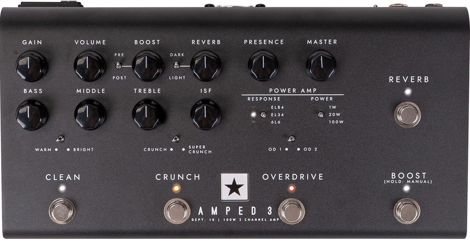 Blackstar AMPED3 3-Channel Floorboard Amp 100 watt
