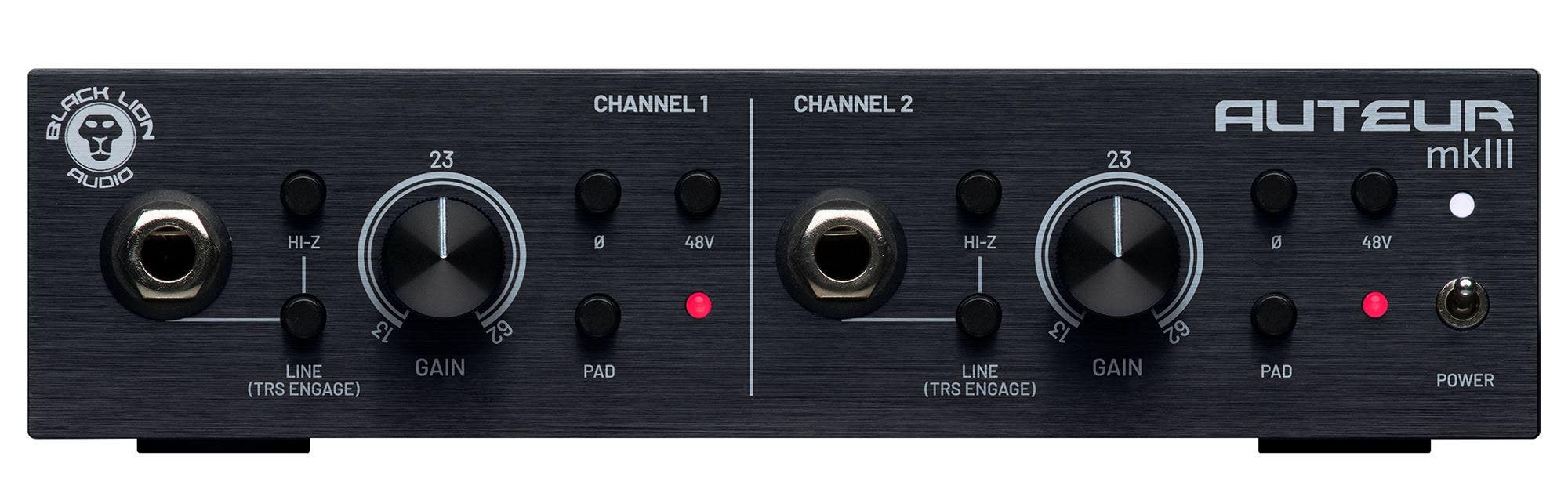 Black Lion Audio Auteur MKIII 2-Channel Mic Preamp
