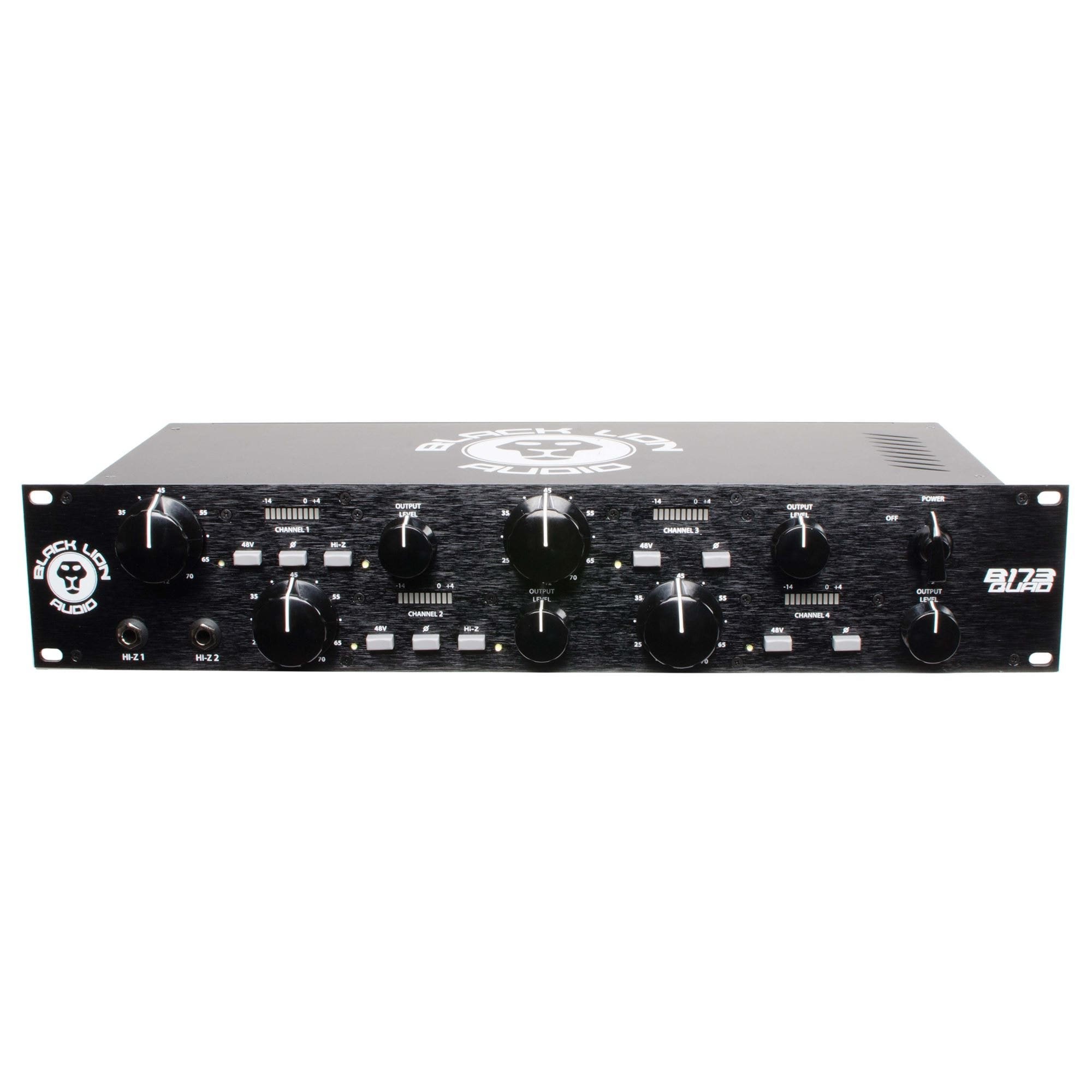 Black Lion Audio B173 Quad 4 Channel Microphone Preamplifier