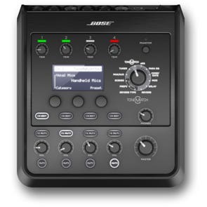Bose T4S ToneMatch Compact 4 Channel Digital Mixer For Performers