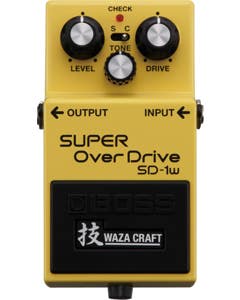 Boss SD1W Super Overdrive Waza Craft Pedal
