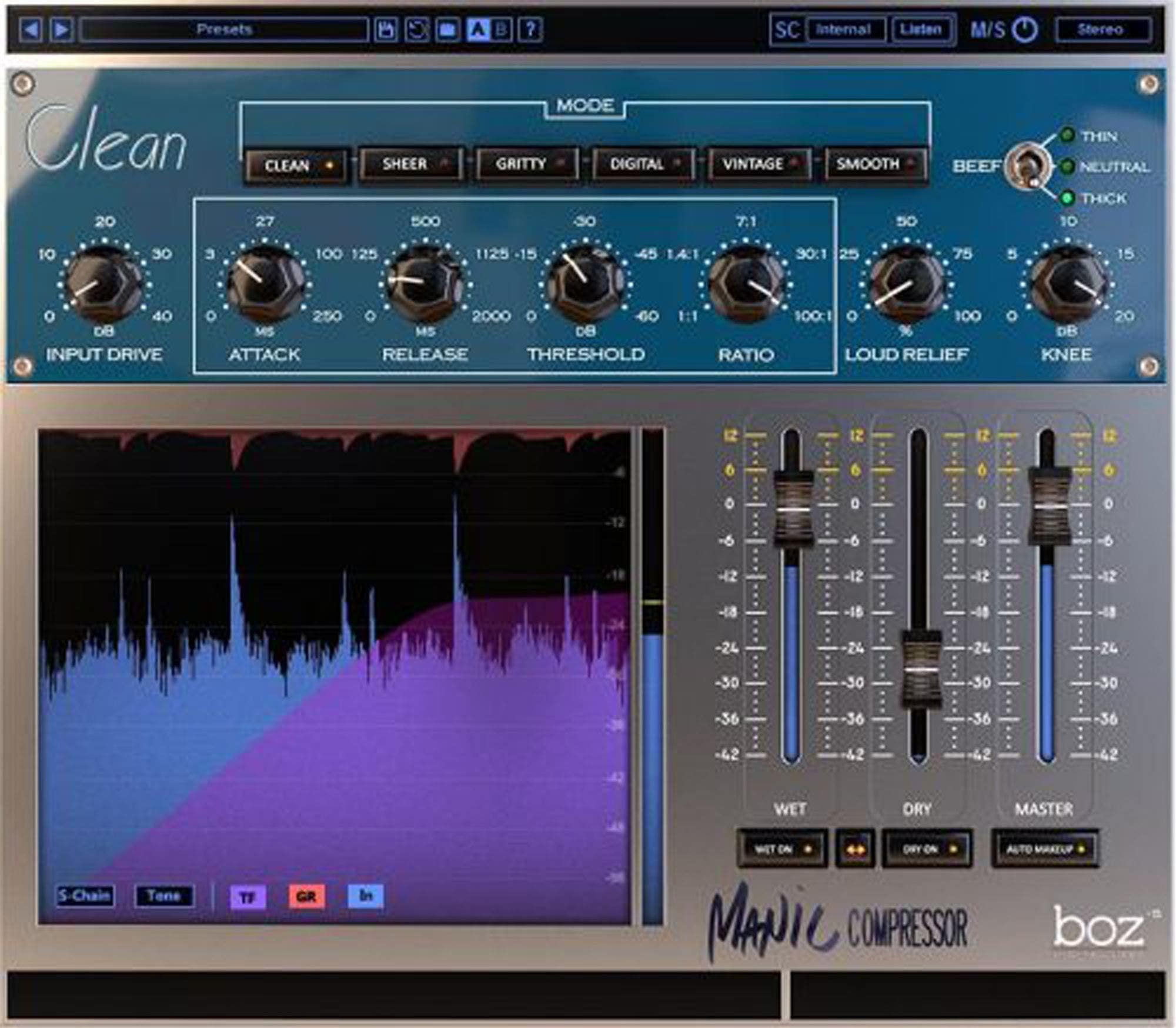 Boz Digital Manic Compressor Audio Plugin Download