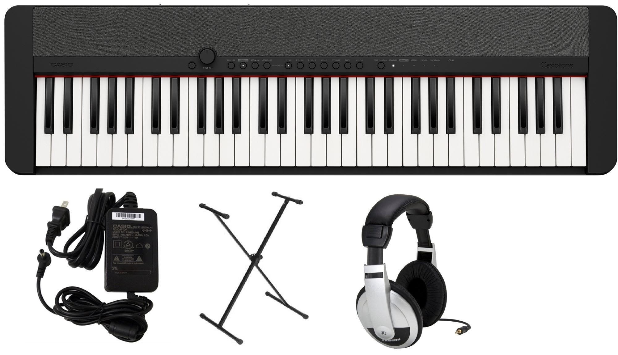 Casiotone CTS1 Premium Pack with Stand AC Adapter Headphones