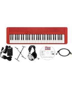 Casio CTS1RD Education Pack Red Stand AC Adapter Headphones Software