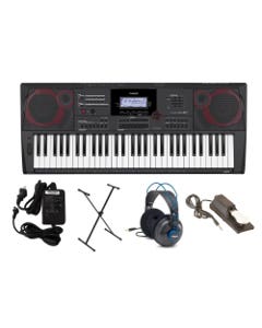 Casio CTX5000 Premium Pack with Stand AC Adapter Headphones