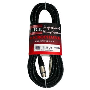 CBI BLUB6 Ultimate Series Female XLR to 1/4 Inch TRS Cable 6 Foot