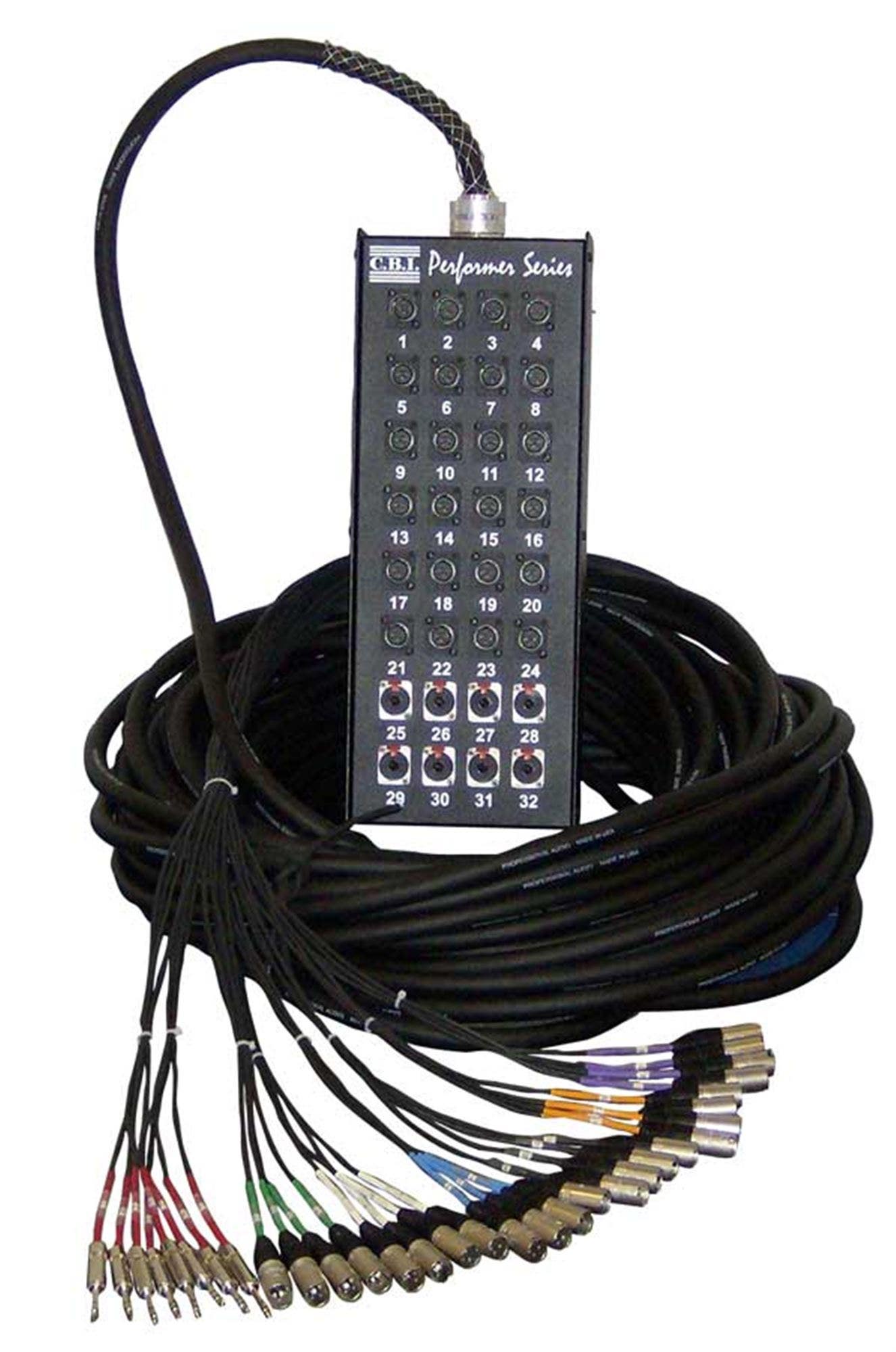CBI MCB 24x8 Audio Snake with Neutrik Connectors