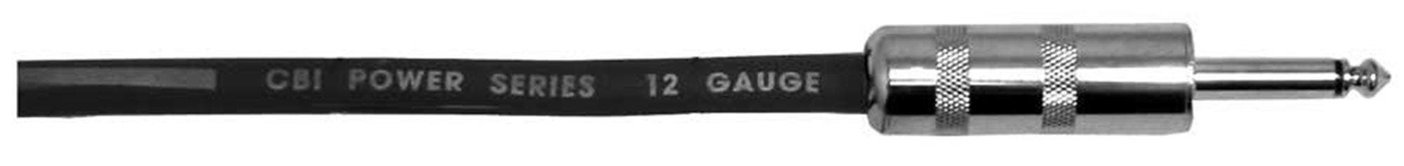 CBI SC Ultra Duty Speaker Cable 12 Gauge 1/4 Inch Connectors 6 Foot