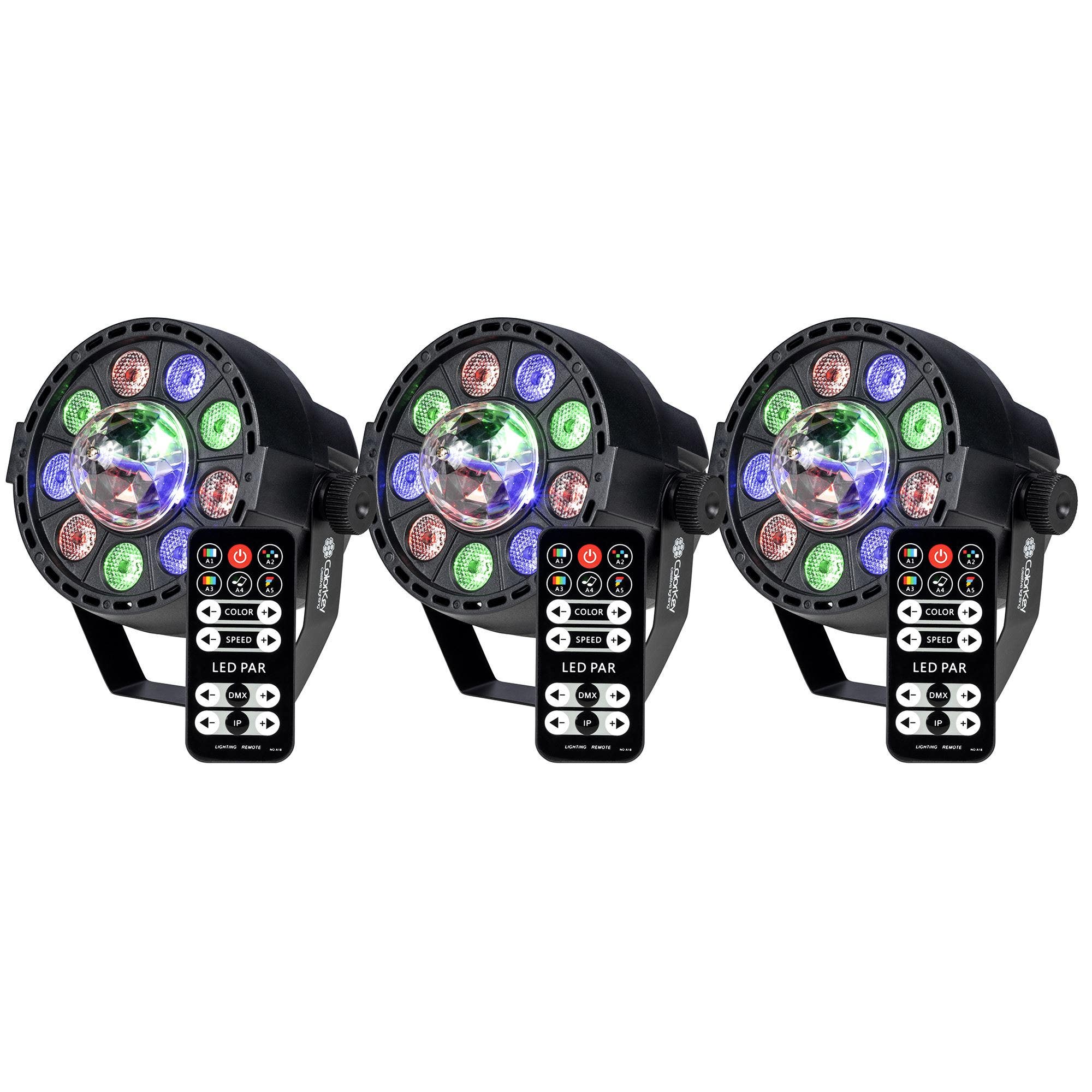 ColorKey Party LightFX Effect Light 3 Pack