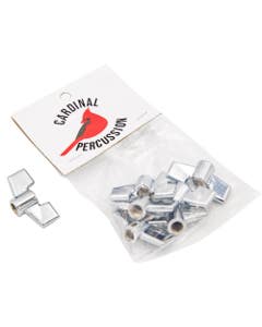 Cardinal Percussion WN6-8MM Metal Wing Nut 8mm 6 Pack