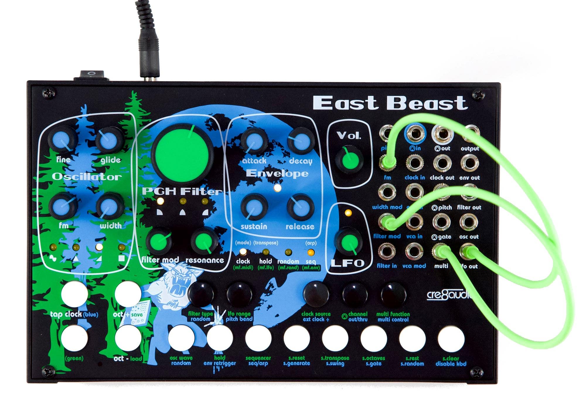 Cre8Audio East Beast Desktop Synthesizer