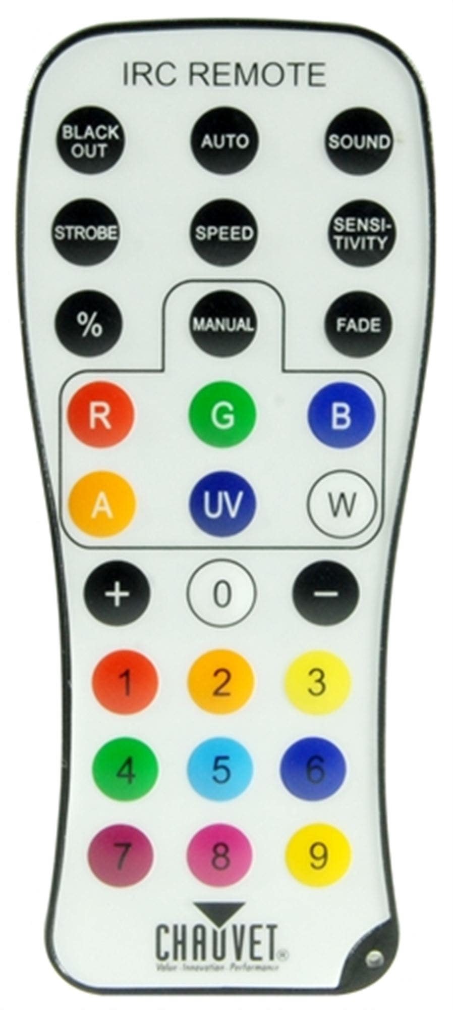 Chauvet DJ IRC6 Wireless Infra Red Lighting Remote Control