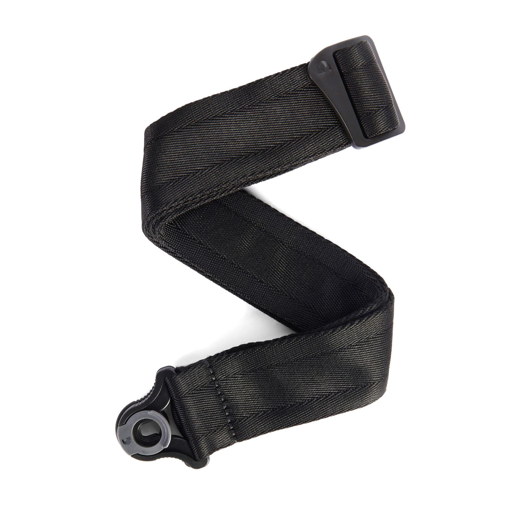 D'Addario 50BAL00 Auto Lock Guitar Strap Black