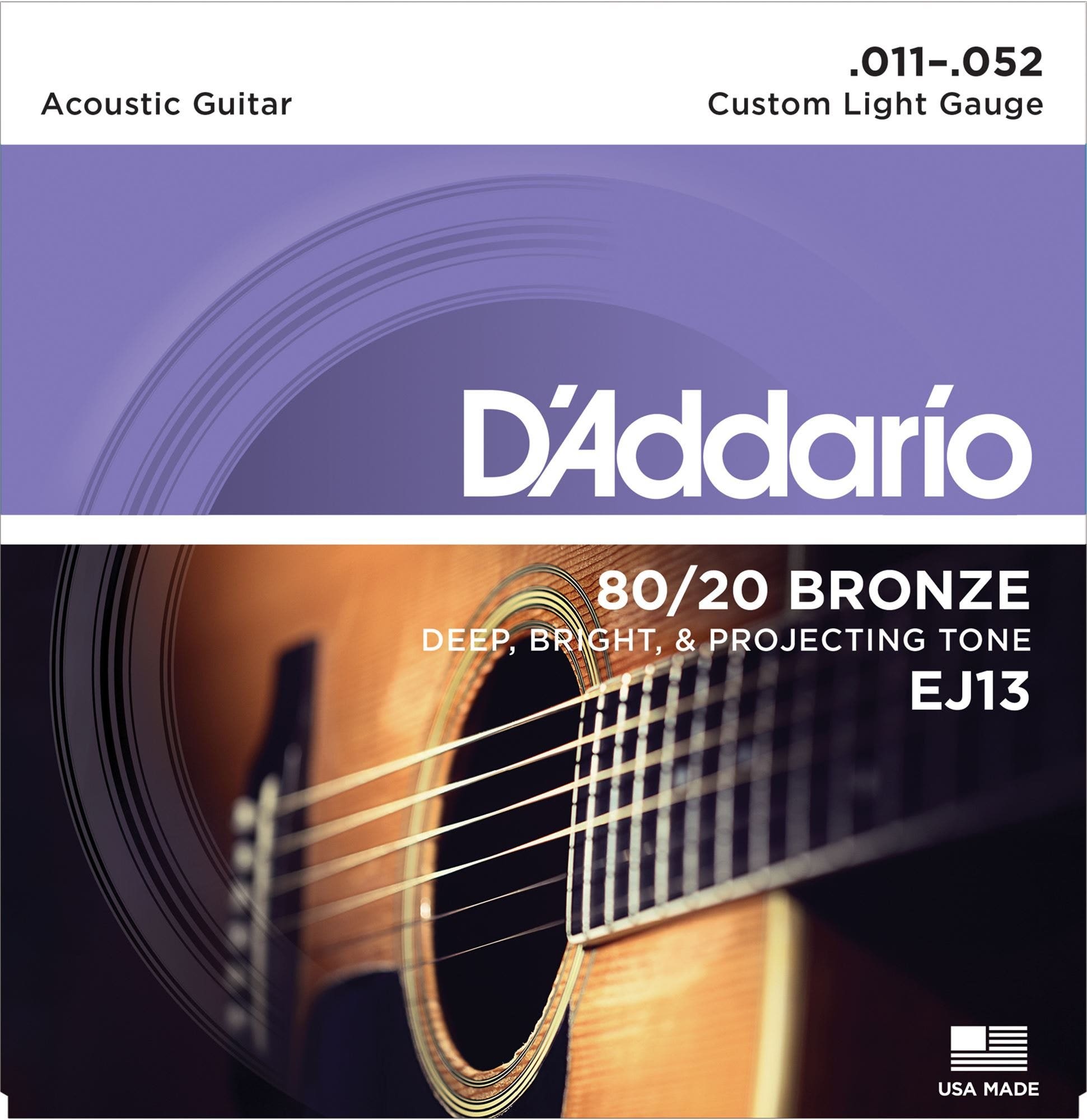 D'Addario 80/20 Bronze Acoustic Guitar Strings