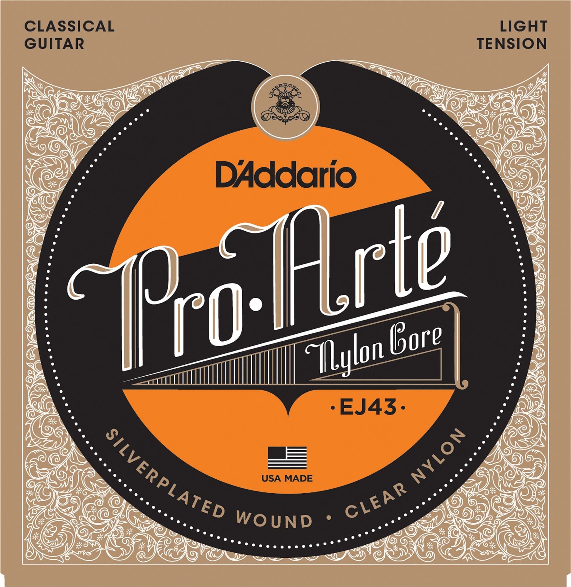 D'Addario EJ43 Pro-Arte Nylon Classical Guitar Strings Light Tension