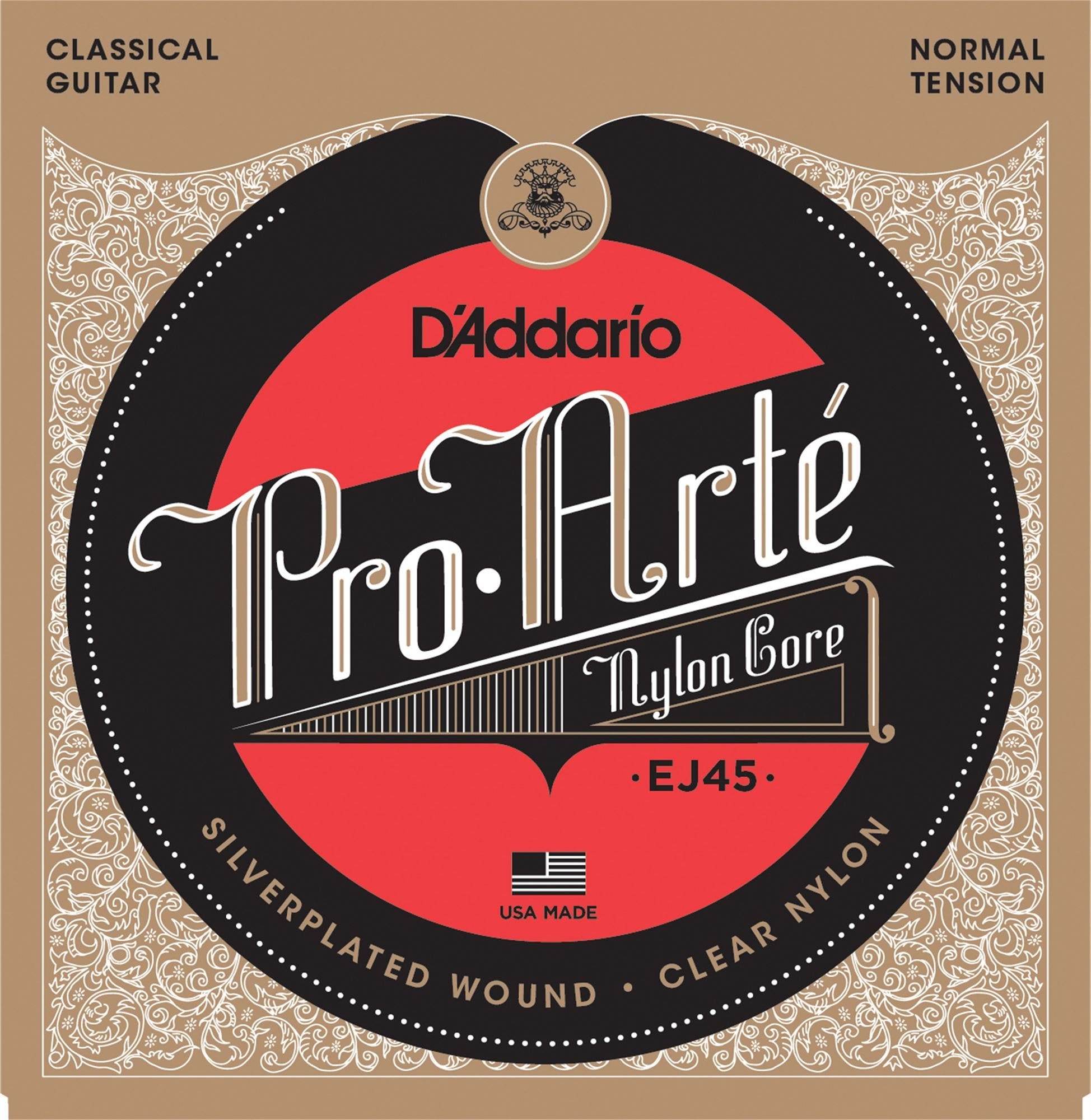 D'Addario EJ45 Pro Arte Classical Guitar Strings Normal P028-43