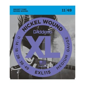 D'Addario EXL115 XL Blues Jazz Rock Electric Guitar Strings 11-49