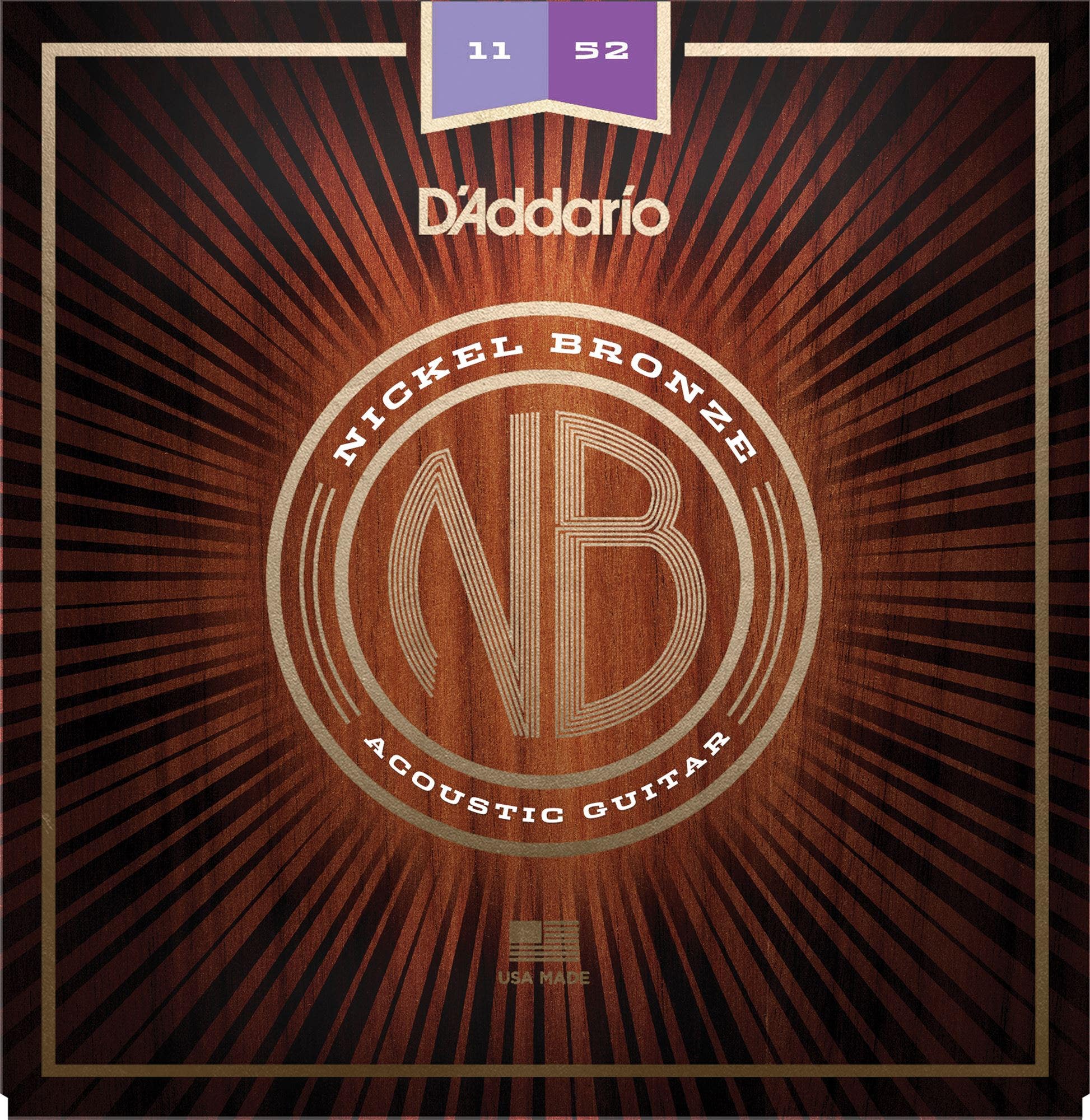 D'Addario NB Nickel Bronze Acoustic Guitar Strings