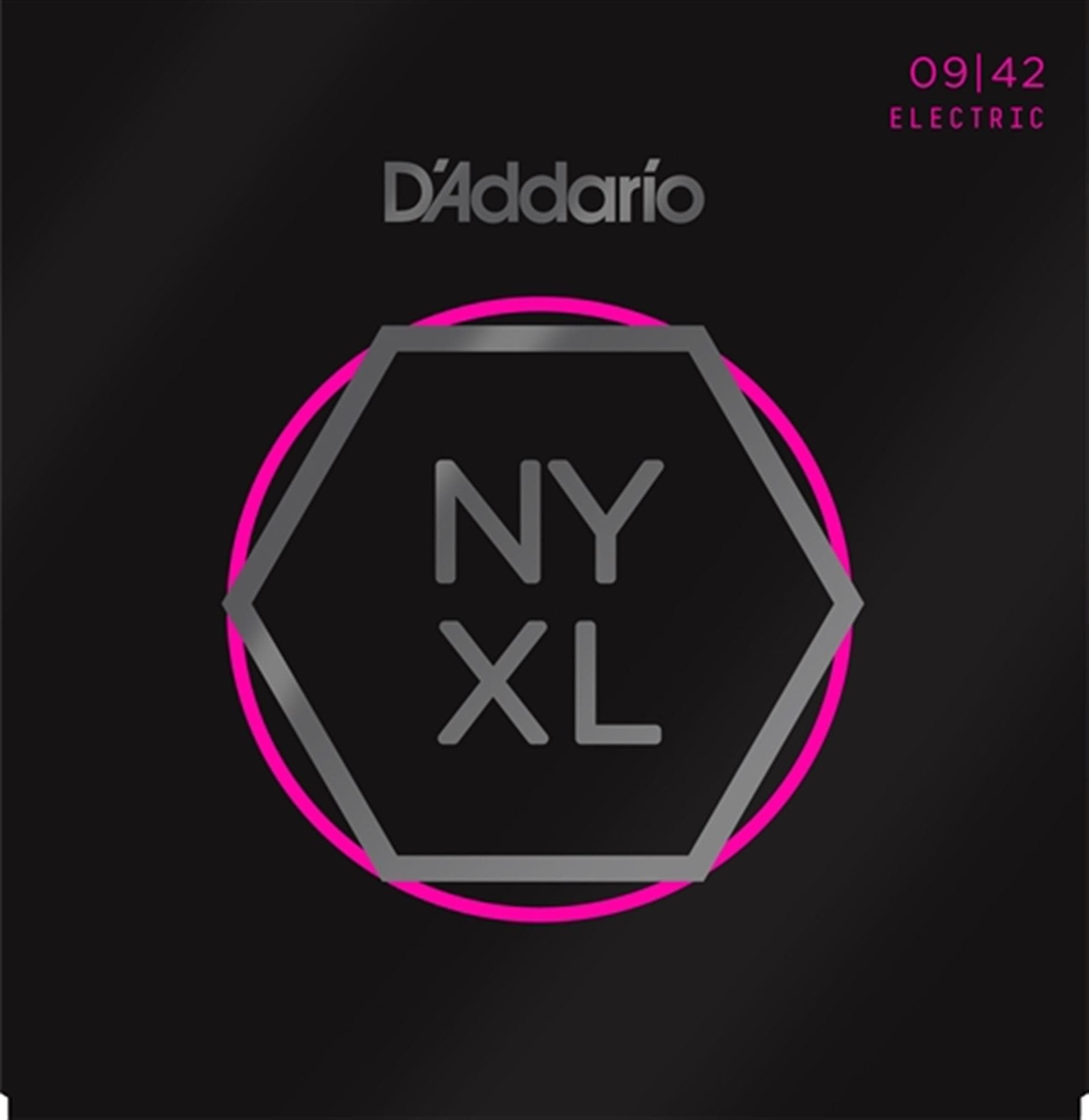 D'Addario NYXL0942 Nickel Wound Electric Guitar Strings 9-42