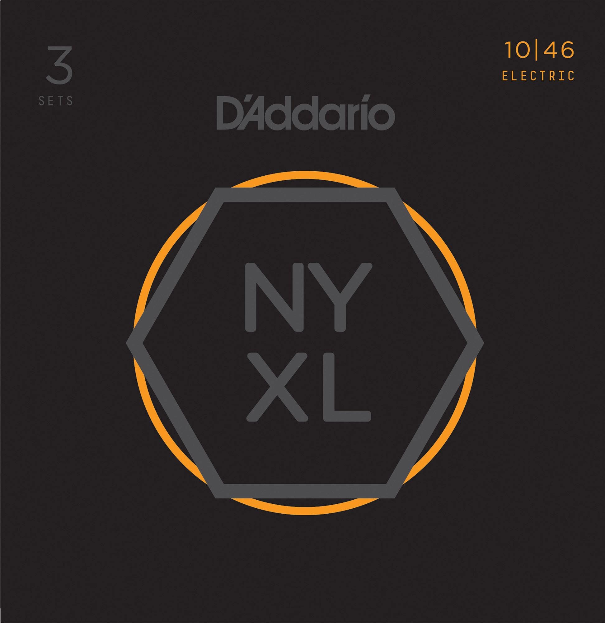 DAddario NYXL1046-3P NYXL Regular Lite 3 Pack
