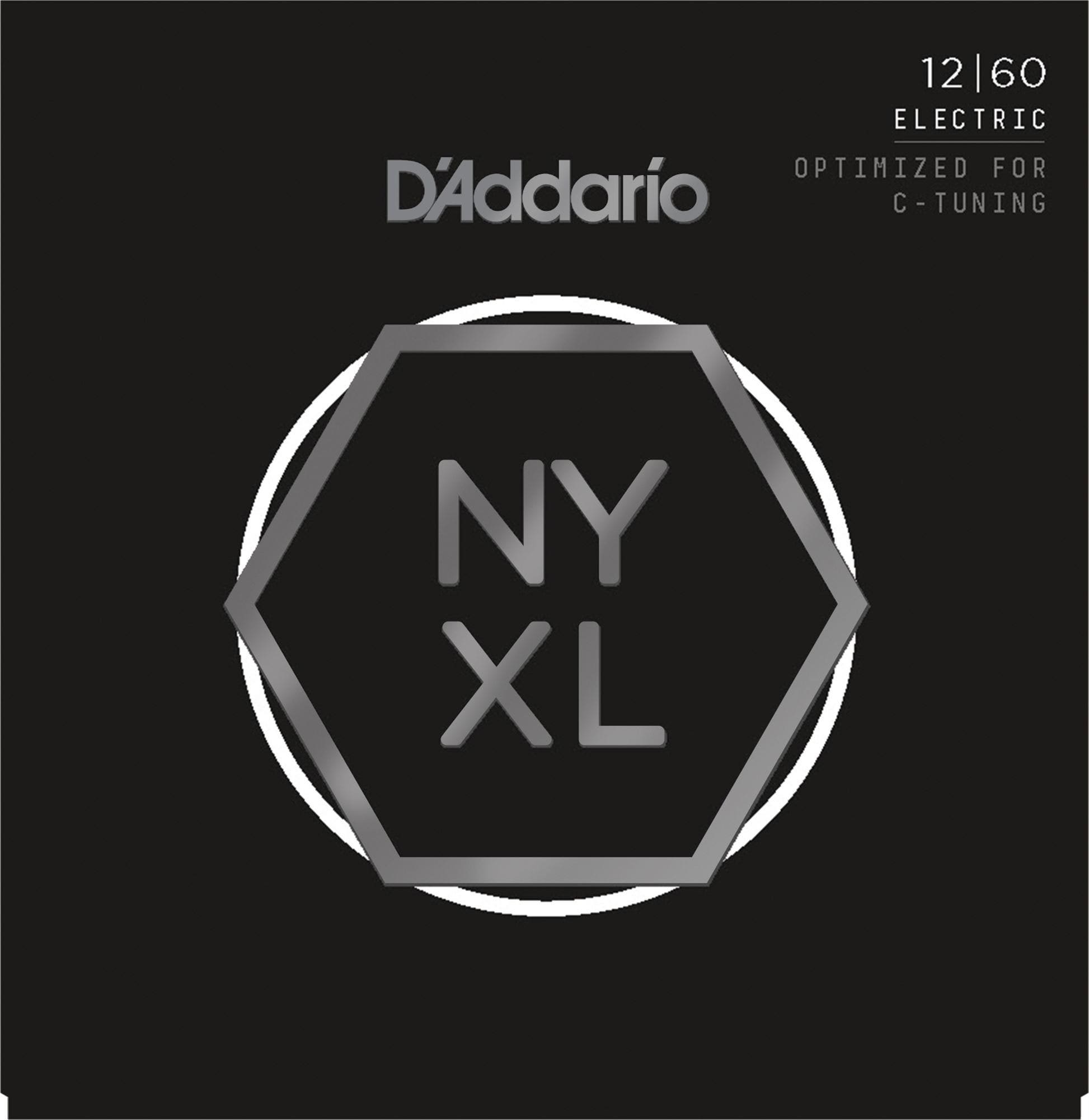 Daddario NYXL1260 Nickel Wound Extra Heavy Guitar Strings 12-60