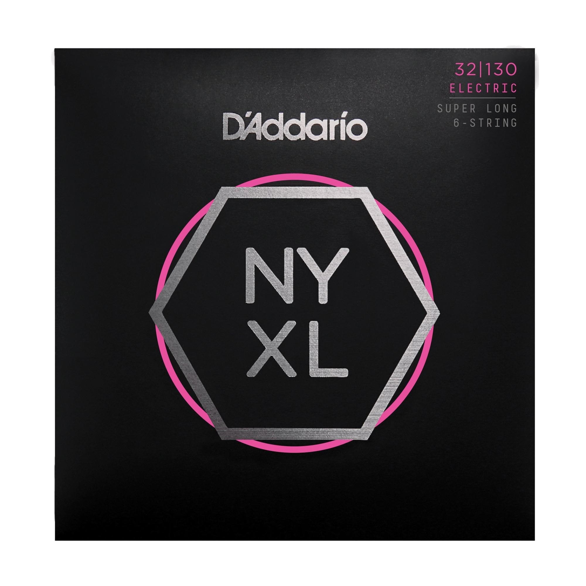 D'Addario NYXL32130 6 String Bass Set Super Long